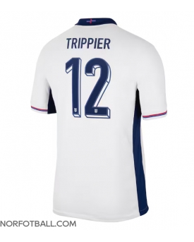 Billige Fotballdrakt England Kieran Trippier #12 Replika Hjemmedrakt EM 2024 Kortermet